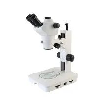Microscopio zoom stereo trinoculare